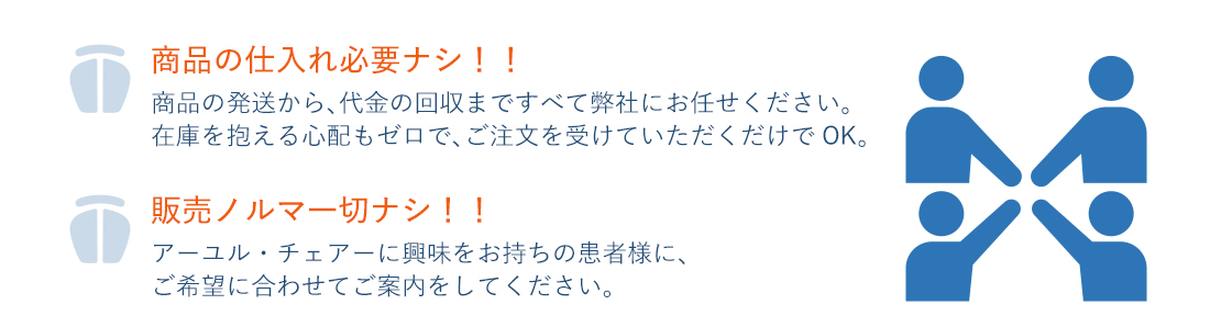 代理店販売について