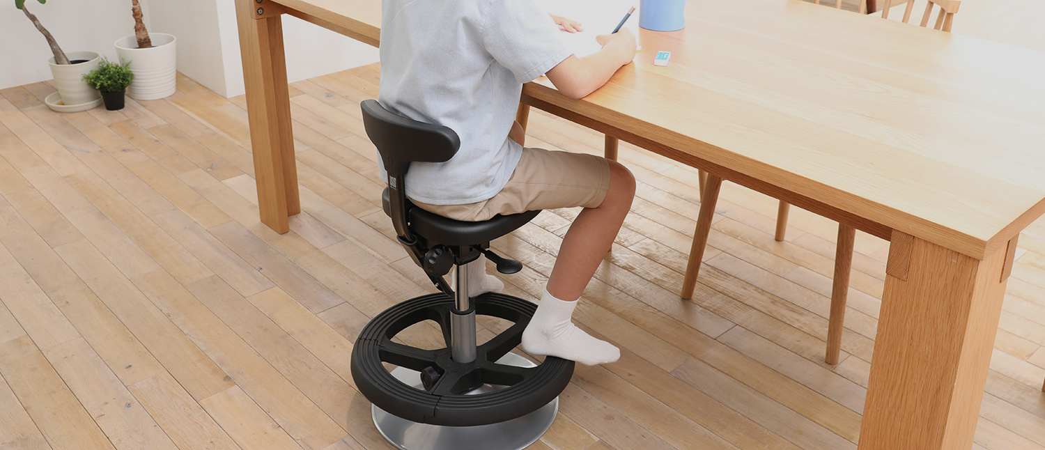 丸ベースタイプ ルナ｜腰痛対策・姿勢改善椅子、学習椅子（イス