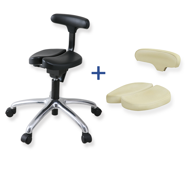 【体圧分散マット付】ayur-chair プレミアムモデル 01 キャスタータイプ プレミアムモデル 01｜腰痛対策・姿勢改善椅子