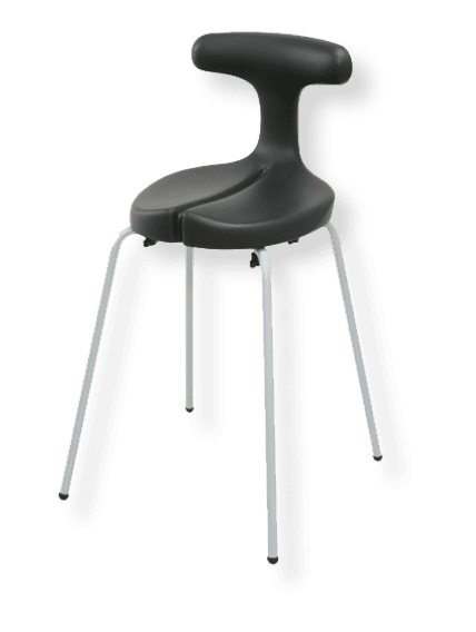 アーユルチェアー　スツール　ブラックＭ　座面高さ49cm &専用耐圧分散マット アーユルチェアー スツール ブラックM 座面高さ49cm &専用耐圧分散