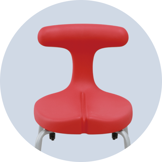ayur-chair/アーユルチェアー スツール　SH45 レッド サイズS ayur-chair/アーユルチェアー スツール SH45 レッド サイズS