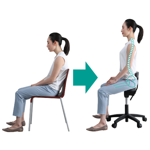 腰痛対策・姿勢改善に効果的な椅子、子供の学習椅子（イス）｜アーユル 